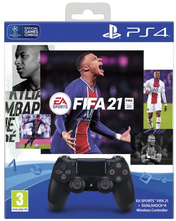 Dualshock 4 V2 Jet Black (FIFA 21)