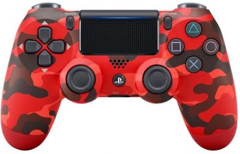 Dualshock 4 V2 Red Camouflage